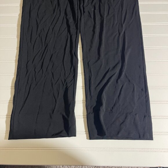 Womens Chicos Black Wide-Leg Stretch Pants Elastic Waist Comfortable Wear Size S - Picture 2 of 12